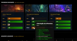 Conta de World of Warcraft 11 personagens level 80