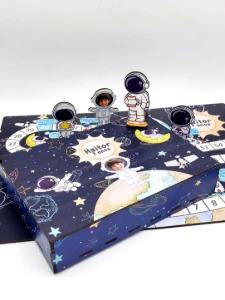 Tabuleiro Astronauta em MDF com Caixa MDF - Artesanato e Personalizados