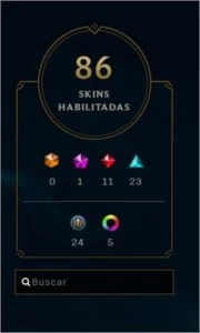 CONTA PLATINA 1 LEAGUE OF LEGENDS-86 SKINS --122 CAMPEÕES- LOL