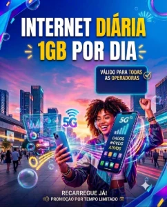 1 giga de internet e ligação por dia - Outros