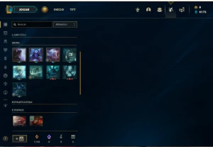 Ferro 2 com 40 Champs  e 4 Skins + 9 Fragmentos - League of Legends LOL