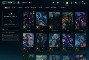 Conta FERRO 4 | 0 PDL / Lol (League Of Legends) Elomoon
