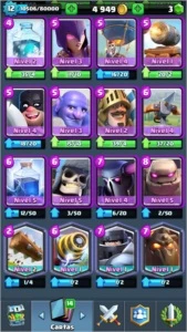 Conta de clash royale nivel 12