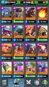 Conta de clash royale nivel 12