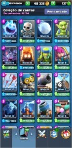 CONTA DE CLASH "QUASE DESAFIANTE 2" - Clash Royale
