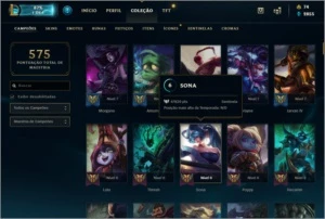 Conta League of Legends 859 Skins LOL