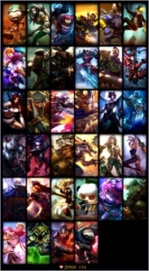 Conta Ouro 3 - Todos os Campeões - 29k de RP em SKINS - League of Legends LOL