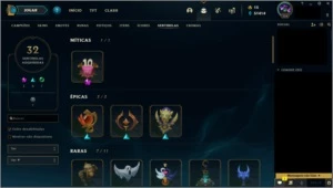 Acc LOL D4/1.7KK de Maestria(Thresh)/All Champions/186 Skins - League of Legends