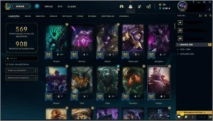 Acc LOL D4/1.7KK de Maestria(Thresh)/All Champions/186 Skins - League of Legends