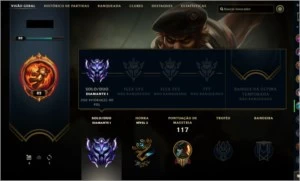 CONTA DIAMANTE I - 40 CHAMPS 18 SKINS - MMR GM (decay) - League of Legends LOL