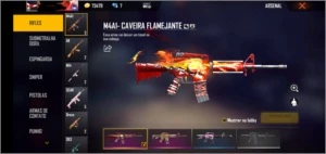Conta Free fire lvl 59