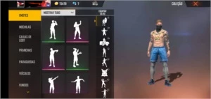 Conta Free fire lvl 59