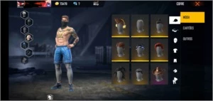 Conta Free fire lvl 59