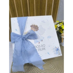 Kit Caixa e Canecas Personalizadas para Batizado - Artesanato e Personalizados