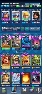clash royale top - Evoluções, cartas bem upadas + brawl star