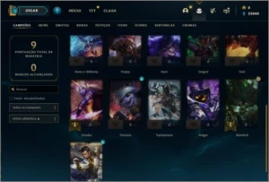 Conta d1, e-mail não verificado smurfassa - League of Legends LOL