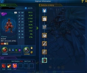 Conta Digimon Steam Serve Omegamon - Digimon Masters Online DMO