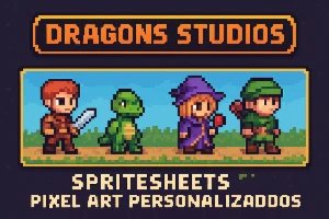 Animações Sprites e Pixel Art. - Serviços Digitais