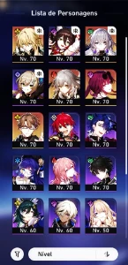 Star Rail - Kafka E1,Luocha E1+Arma,Bronya E1,Clara e Welt - Outros