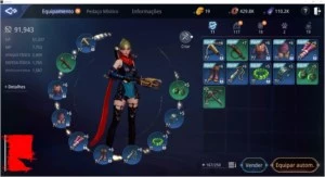 ARBALISTA LVL 75 / 92 k DE PODER / TUDO INCLUSIO / E-MAIL - MIR4