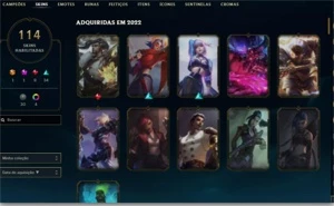Conta de lol mais de valorant conta gemadas