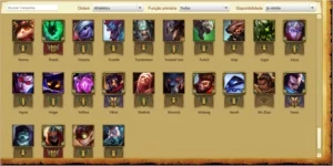 Conta platina IV - League of Legends LOL