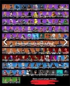 Conta Fortinite desde a S5 110+ Skins + V bucks Farm - Fortnite