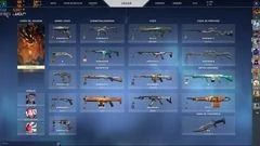 Conta de Valorant MUITAS SKINS!