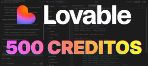 Conta Lovable com 500 Créditos
