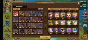 conta summoners wars com 24 nat5 e varios nat4