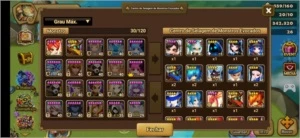 conta summoners wars com 24 nat5 e varios nat4