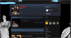 CONTA STEAM NIVEL 43 COM JOGOS E MEDALHAS NO CS GO