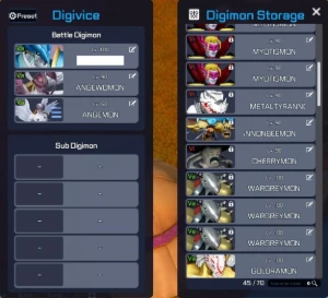 Conta DSR - 29 MEGA LVL 100 - Digimon Super Rumble