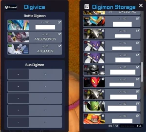 Conta DSR - 29 MEGA LVL 100 - Digimon Super Rumble