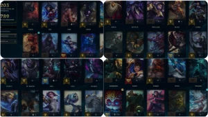 Conta LOL Nv 205 Dimante I soloq/flex, 47 skins e +descrição - League of Legends