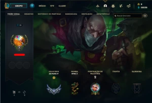 Conta prata IV - Sivir eclipse solar (Lendária) - League of Legends LOL