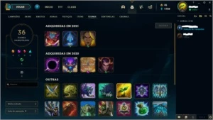 CONTA LOL DIAMANTE 1 SMURF - League of Legends
