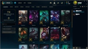 CONTA LOL DIAMANTE 1 SMURF - League of Legends