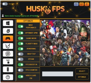 Otimizador para todos os jogos Husky Fps - Others