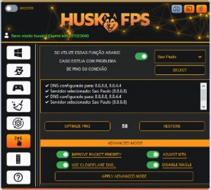 Otimizador para todos os jogos Husky Fps - Others