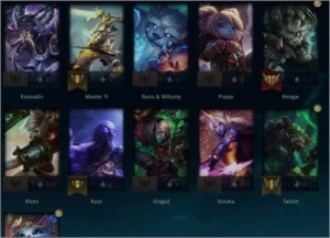Conta Smurf D4 69% wr email confirmado - League of Legends LOL