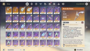 RaidenShogun+bis,Ganyu+bis,childe,Zhongli,cyno - Genshin Impact