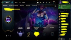 Conta Diamante Com DJ SONA - League of Legends LOL
