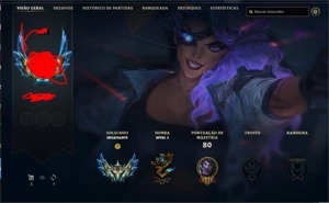 CONTA CHALLENGER LOL - League of Legends