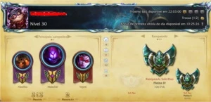 Conta Platina 3 (Borda Diamante) - League of Legends LOL