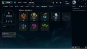 Conta de LOL: Borda Gold | Muitos espólios | Skins Vitoriosa - League of Legends