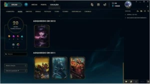 Conta de LOL: Borda Gold | Muitos espólios | Skins Vitoriosa - League of Legends