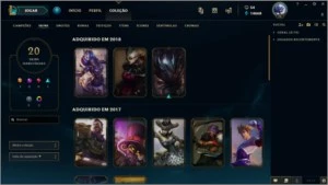 Conta de LOL: Borda Gold | Muitos espólios | Skins Vitoriosa - League of Legends