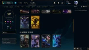 Conta de LOL: Borda Gold | Muitos espólios | Skins Vitoriosa - League of Legends