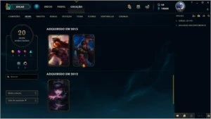 Conta de LOL: Borda Gold | Muitos espólios | Skins Vitoriosa - League of Legends